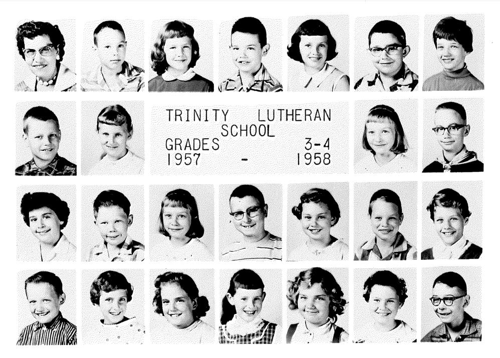 Trinity Lutheran Elementary 1958
