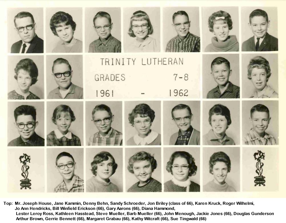 Trinity Lutheran Elementary 1961