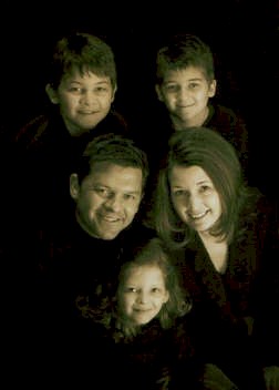 Lisa's family top down Austin Andrew Bill Lisa & Andriana